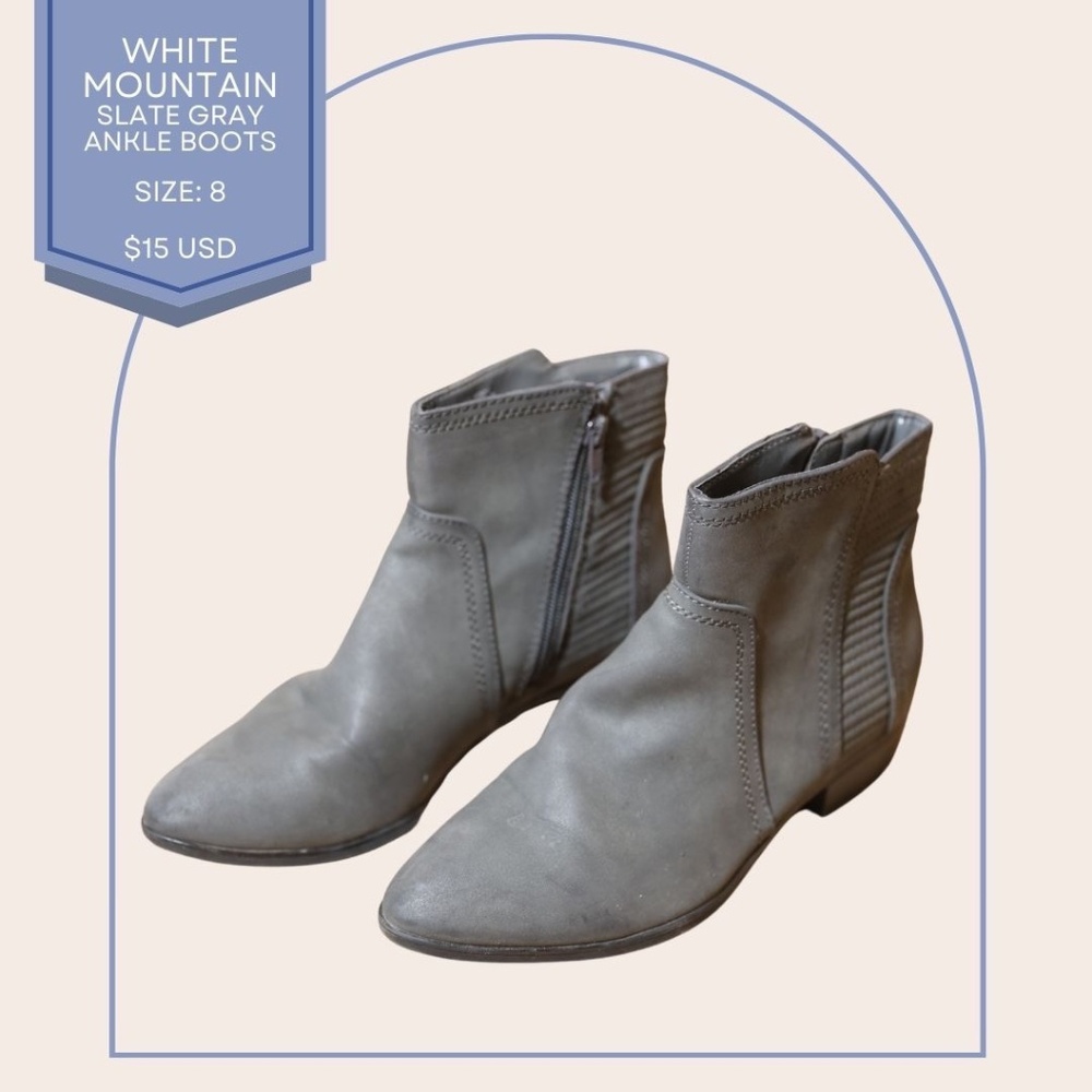 White Mountain Ankle Boots